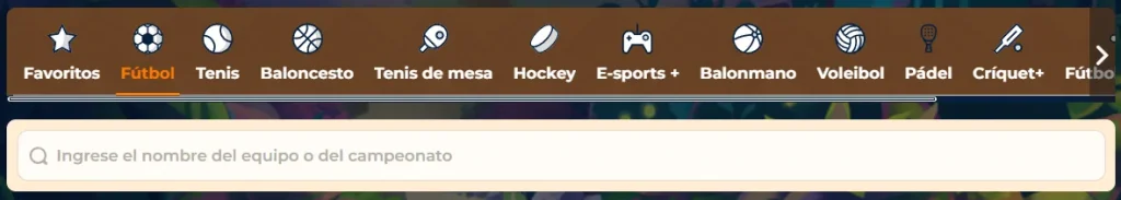 Apuestas en Directo